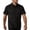 Black, variant on Lumeqa Mens Short Sleeve Striped Polo Shirt Casual Shirts for Men Slim Fit Tops for Golf Daily Wear Office Weekend Outings