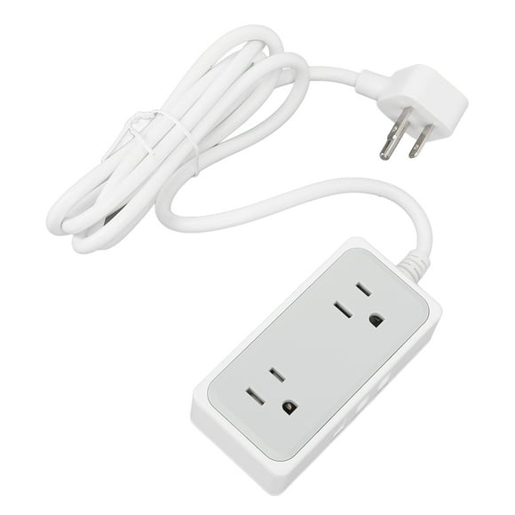 Outlet Extender Strip, PP Sturdy Outlet Extension Cord 1250W Flat Plug Design for Home