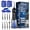 Black & Mouthwash Combo, variant on MySmile LP221 OLED Portable Water Flosser Cordless with UVC Light & 30pc Mouthwash Combo, Oral Irrigator Electric Dental Flosser Picks for Teeth Cleaning, Braces, Gums, 5 Modes, 8 Jet Tips, Pink