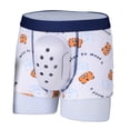 thumbnail image 1 of Ropa interior de circuncisión para niños, calzoncillos tipo bóxer con prepucio , fáciles de lavar después de cirugía, funda protectora fácil Tamaño 140, 1 of 8