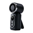 thumbnail image 2 of Ventilador portátil con clip, rotación ajustable, recargable, tamaño bolsillo, 5 velocidades, ideal para mujeres, hombres, conciertos, oficina y Negro, 2 of 8