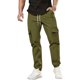 thumbnail image 2 of Ceisia Men's Spring Summer Washed Solid Gift Color Pants - Drawstring Elastic Waist Zipper Pocket Casual Fashion Pants, 2 of 9