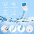 thumbnail image 2 of Cepillo de cuerpo eléctrico para exfoliar y masajear, cepillo de piel giratorio de silicona suave con 4 cabezales de cepillo giratorio para hombre y mujer, 2 of 5