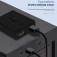 thumbnail image 7 of HPDL USB 2.0/3.0 KVN Switch HDMI 2 Port Box Plug-free Share Keyboard Mouse~, 7 of 7