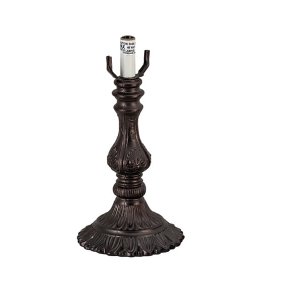 Meyda Tiffany 11570 Shell - 9.5 Inch Table Lamp Base   Mahogany Bronze Finish
