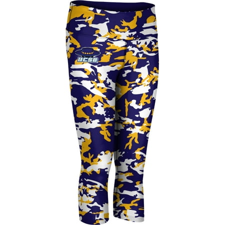 Capri Length Footless Tight - ProSphere Women's University of California Santa Barbara Camo Capri Length Tight