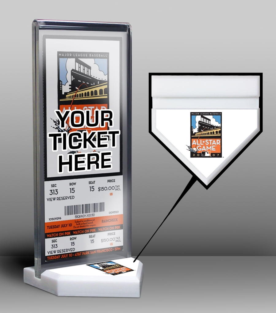 That's My Ticket MLB AllStar Game Home Plate Ticket Display Stand