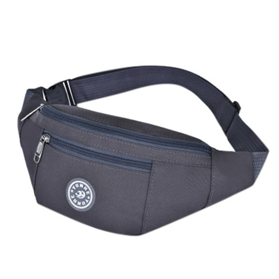 WIZUTIZ Fanny Packs for Women for Men Womens Chest Bags Men's Chest Bags Chest Bags Womens Men's Womens Messenger Bags Men's Messenger Bags Womens Crossbody Bags Shoulder Bags Lightweight Bag Gray