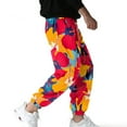 thumbnail image 2 of SWSMCLT Men's Casual Pants Gym Ankle Joggers Jogging Polyester Mid Rise Skinny Trousers Patterned5 Small, 2 of 4