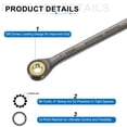 thumbnail image 4 of Uxcell 2pcs 17/64" Ratcheting Combination Wrench SAE 90 Teeth 12 PT Ratchet Spanner, 4 of 7