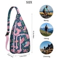 thumbnail image 3 of Colorful Axolotl Sling Backpack - Cute Mythical Creature Design Crossbody Bag, Fashionable Lightweight Daypack for Commuting & Shopping, 3 of 4