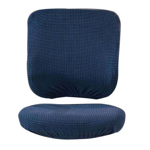 Fundas para sillas de oficina y ordenador de moda, fundas para asientos de sillas giratorias. Funda Silla Azul Oscuro