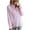 Pink, variant on IROINNID Shirts for Women Long Sleeve Fall Solid Casual Versatile Turndown Lapel Blouse Tops,White