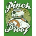 thumbnail image 2 of Boy's Star Wars The Last Jedi BB-8 St. Patrick's Day Pinch Proof Graphic Tee Kelly Green Medium, 2 of 4