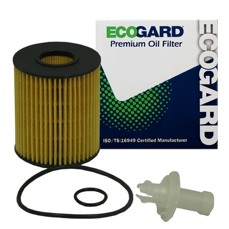 ECOGARD X5609 Cartridge Engine Oil Filter for Conventional Oil - Premium Replacement Fits Toyota 4Runner, FJ Cruiser, Tundra / Lexus IS250, GS350, LS460, GX460, IS350, ES350, GS300, RC350,