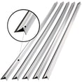 thumbnail image 3 of FASÄDE 47 in. Decorative Vinyl Large Profile Outside Corner Trim Brushed Aluminum (5 Pack), 3 of 7