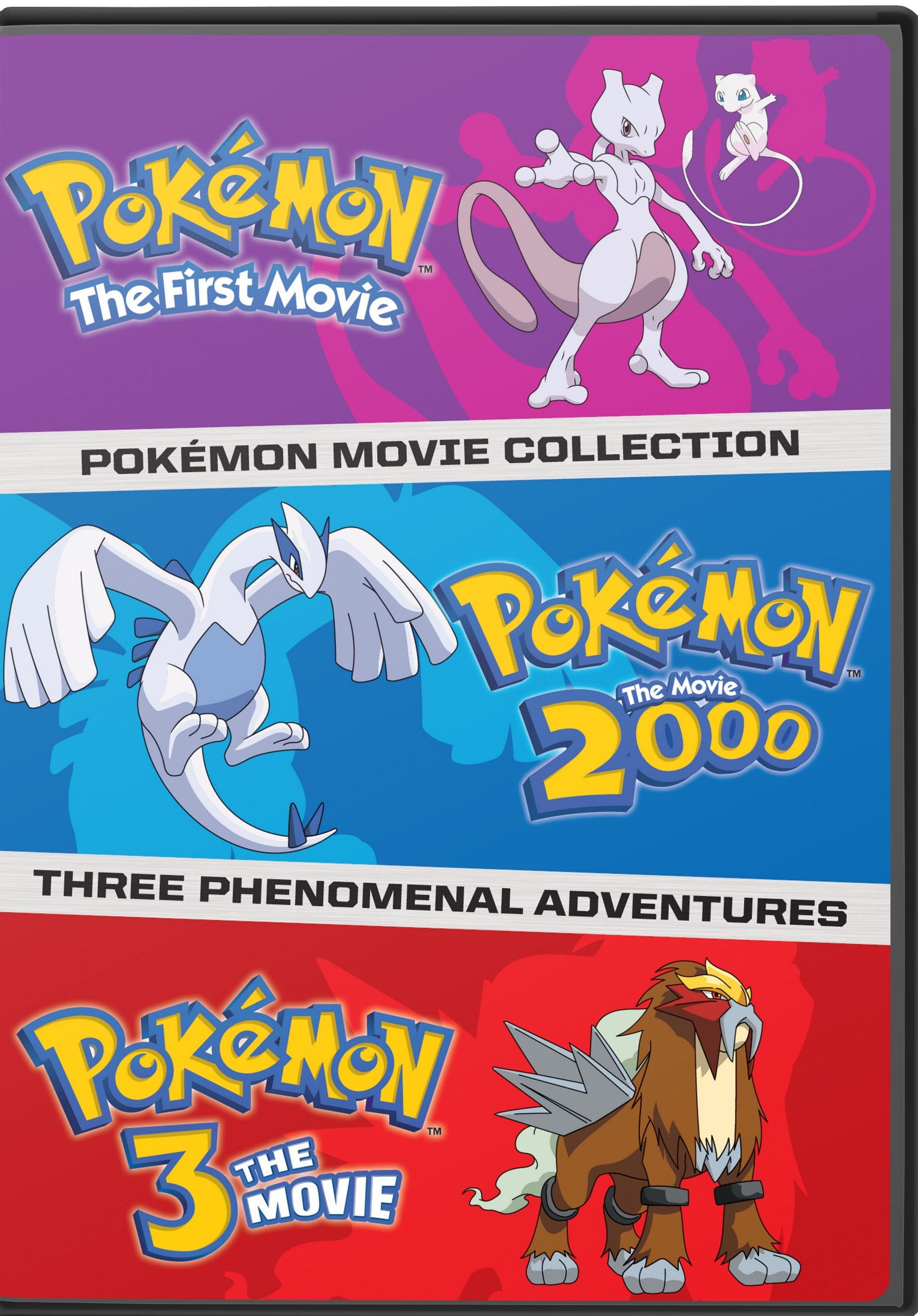 Pokemon Movie Collection (Pokemon The First Movie / Pokemon The Movie 2000 / Pokemon 3 The Movie) (DVD)