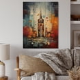 thumbnail image 2 of Designart "Wall Remnants Germany Berlin wall art" Germany Print on Natural Pine Wood, 2 of 5