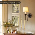 thumbnail image 3 of Brass Gold Candlestick Holder Set (3 Pieces), 3 of 4