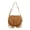 Brown1, variant on Women's Western Fringe Crossbody Bag, Buckle Shoulder Purse, Adjustable Strap Hobo Bag for Casual Commuting & Daily Use(Bronze/One Size)