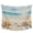 Blue, variant on Beach Coastal Large Tapestry for Bedroom Wall Hanging Tapestry, Watercolor Ocean Waves Starfish Summer Ceiling Backdrop Tapestries Poster Blanket Wall Decor for Teens Room Living Room Dorm 100" x 59"