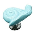 thumbnail image 1 of GROWTH TANK Poignée de Porte en Céramique pour Armoire Tiroir Garde-Robe Escargot Bleu, 1 of 8