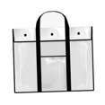 thumbnail image 2 of Portafolio de arte, bolsa de mano, soporte para tablón de anuncios, organizador de archivos resistente al agua Negro, 2 of 9