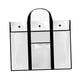 thumbnail image 2 of Bolsa de arte organizadora de pared con borde impermeable, portátil, organizador de documentos y archivos, póster Negro, 2 of 9