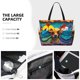 thumbnail image 3 of Easygdp Colorful Textured Chihuahua Bolsa de Viaje de Playa de Gran Capacidad, Bolsa Tote Perfecta para la Playa, Escapadas de Fin de Semana y Viajes, 3 of 7