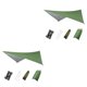 thumbnail image 1 of Soidarity Durable Tent Tarp 230x140cm Fly Tent Cloth Canopy Ground Green Tarpaulin Tipo 1 2Conjunto, 1 of 1