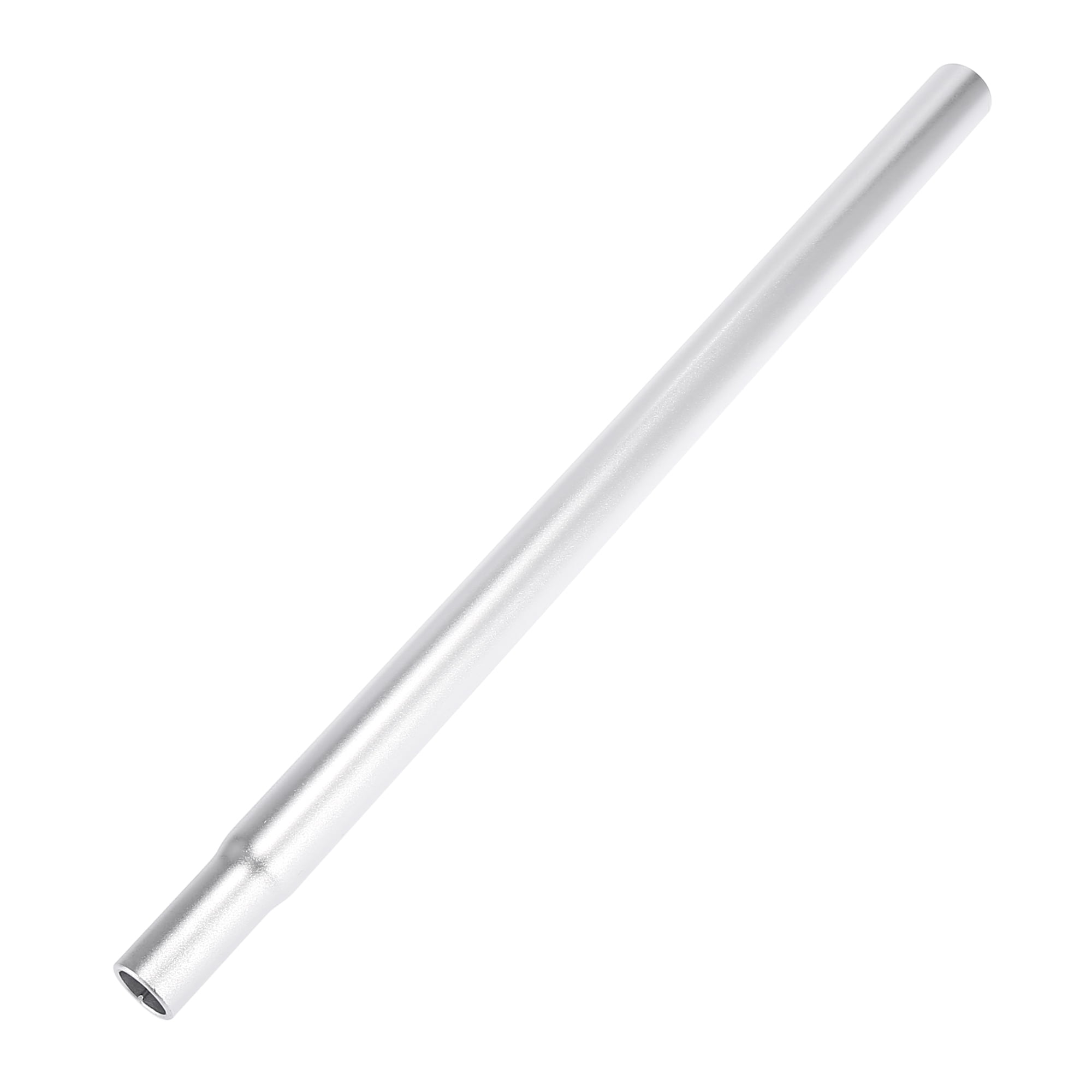 25.4x450mm Bicycle Bike Seat Post Aluminum Alloy Seat Tube without Scale Mark Silver Tone Universal