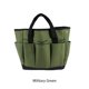 thumbnail image 4 of Riwesomey Bolsa de herramientas para jardinería, organizador de almacenamiento con bolsillos, tela Oxford, gran capacidad, césped al aire libre Herramientas eléctricas Verde oscuro Riwesomey TO011984-01, 4 of 6
