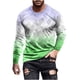 thumbnail image 2 of Blusas y camisas de manga larga con cuello redondo para hombre, blusas casuales de cuello redondo y manga larga, camisetas estampadas, blusas para hombre, 2 of 5