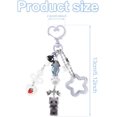 thumbnail image 2 of Cute Fuzzy Cat Keychain for Women, Cat Charm Keychain Cat Lover Gift Cat Plush Keyring Stuffed Animal Keychain for Backpack, 2 of 7