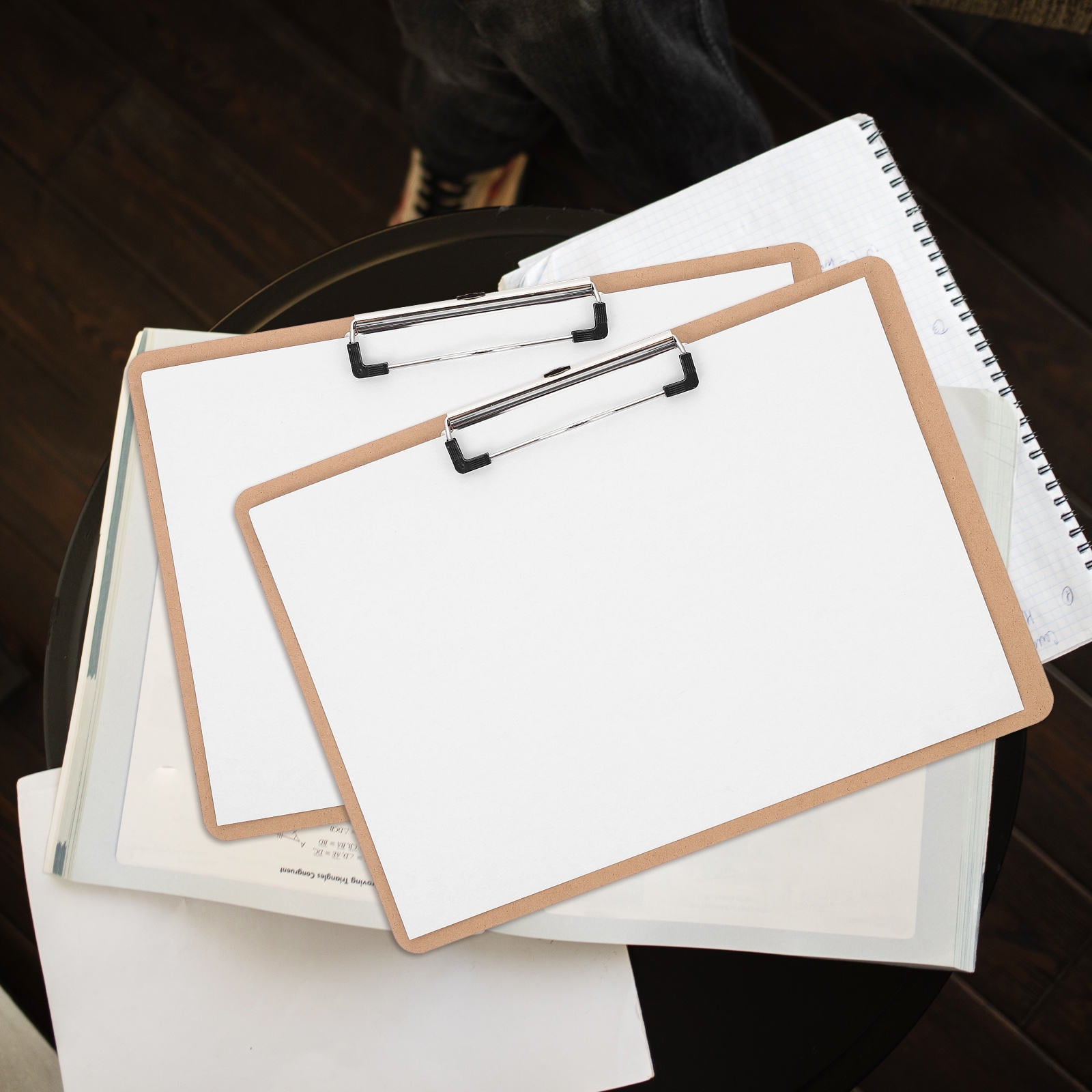 WHAMVOX 3Pcs Nurse Clipboard Portable Document Organizer for Work and School A4 Landscape