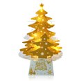 thumbnail image 2 of Bearachild Luz de árbol de Navidad de mesa, decoración de Navidad Artificial, iluminación que funciona con pilas, regalo brillante, de comedor, Kits de decoración para fiestas Oro Bearachild HA009324-02, 2 of 6