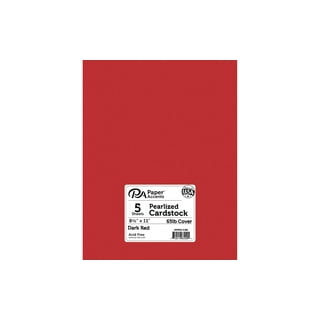 Colorbok Solid Red Promenade Cardstock, 12x12, 121 lb./180 gsm, 30 Sheets