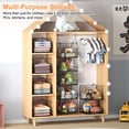 thumbnail image 4 of Organizador Colgante de Closet Sonyabecca de 5 Niveles con Ganchos y Cestas, 4 of 7