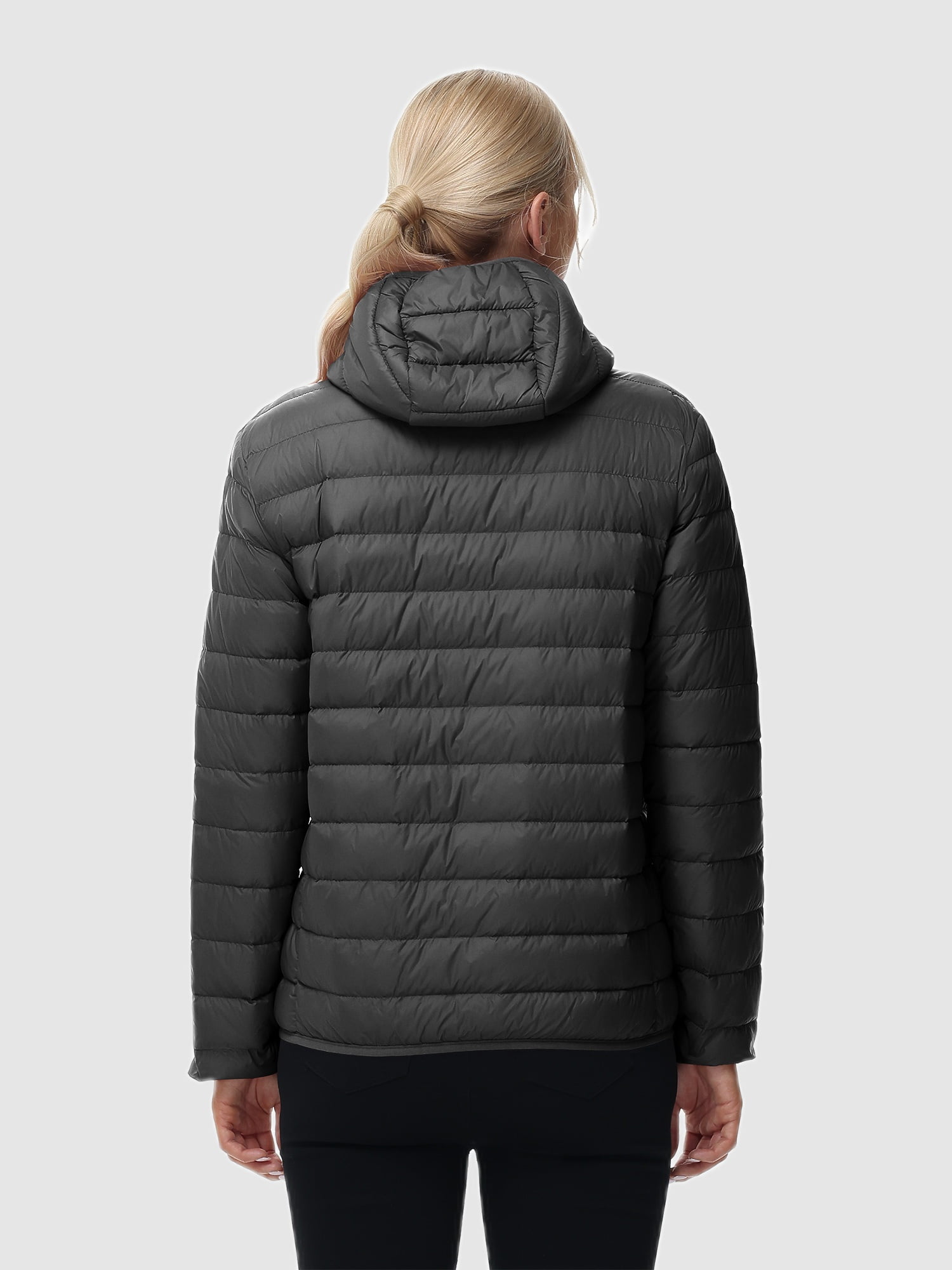 Women's Puffer Jacket Hooded Warm Down Lightweight Full-Zip Packable Quilted Winter Outdoor Coat,Size(S-2XL) - image 3