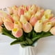 thumbnail image 5 of Gwong Decoración hogareña 10pcs / set artificial tulipán flores casero boda fiesta decoración regalo fotografía prop Gwong 21031483, 5 of 7