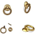 thumbnail image 2 of tiradores de anilla vintage para cajón de tocador, armario, puerta, puerta, muebles, con tornillos, para cocina, cajón, armario, aparador., 2 of 3