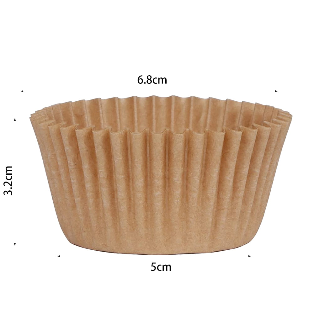Travelwant 60Pcs Cupcake Baking Cup Liner – Jumbo Size, Extra Thick,  Unbleached Disposable Cup Parchment Liner for Baking– Food Grade & No Smell  – Muffin Paper Baking Cups 
