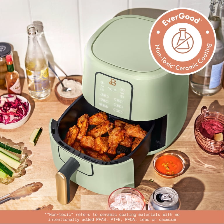 Beautiful 3 Qt Air Fryer with TurboCrisp Technology, EverGood
