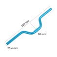 thumbnail image 2 of FAGINEY Aluminum Mountain Bike Road Bicycle Fixed Gear Riser Bar Handlebar 25.4mm*520mm,Bike Riser Bar, Bike Handlebar, 2 of 8