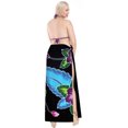 thumbnail image 3 of HAPPY BAY Women's Beachwear Summer Beach Wrap Bikini Wraps Sarong Skirt Bathing suit Swimsuit Swim Cover ups for Swimwear Coverups Women One Size Black, Hibiscus, 3 of 5