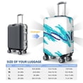 thumbnail image 4 of Hirioo Northern Lights for Elasticity Suitcase Cover (No luggage Included) Durable Luggage Protector Fits 18-32 Inch Luggage-Large, 4 of 7