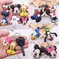thumbnail image 2 of 1PCS PVC Keychains Disney Mickey Minnie Key Chains for Car Keys Cute Keyring for Man Women Keychains for Crafts Kids Party Gift tzw, 2 of 7