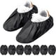 thumbnail image 1 of 10 pares de cubiertas de zapatos antideslizantes reutilizables, cubiertas impermeables para botas para el hogar, protección de alfombras, lavables a máquina (negro), 1 of 2