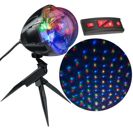 Christmas Lightshow Projection Points of Light with Remote -122 (Best Christmas Laser Light Projector)