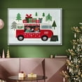 thumbnail image 6 of Santa's Foodtruck Collection A - Framed Gallery Wrapped Holiday Canvas - 25 x 37 - White Frame, 6 of 8